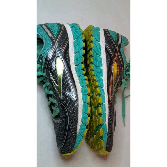 Brooks DNA GTS 16th Edition Women's Size 10.5M GunMetal/GRN/GRAY Running Shoes - Picture 2 of 16